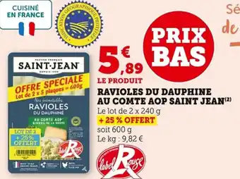 Bi1 Ravioles du dauphine au comte aop saint jean offre