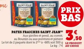 Bi1 Pates fraiches saint jean offre