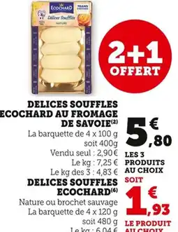 Bi1 Delices souffles ecochard au fromage de savoie offre