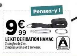 Centrakor Le kit de fixation hamac offre