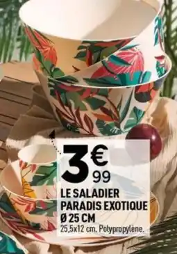 Centrakor Le saladier paradis exotique offre