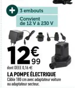 Centrakor La pompe électrique offre