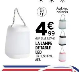 Centrakor La lampe de table led offre