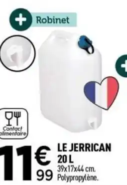 Centrakor Le jerrican offre