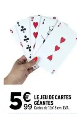 Centrakor Le jeu de cartes géantes offre
