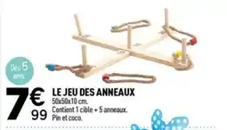 Centrakor LE JEU DES ANNEAUX offre