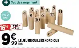 Centrakor Le jeu de quilles nordique offre