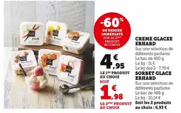 Bi1 Creme glacee erhard offre