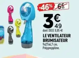 Centrakor Le ventilateur brumisateur offre