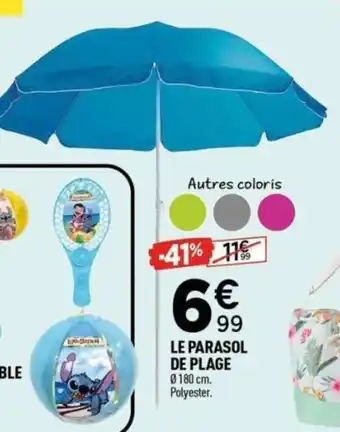 Centrakor Le parasol de plage offre