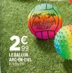 Centrakor Le ballon arc-en-ciel offre