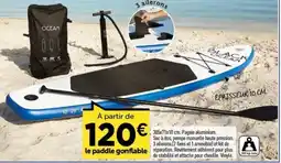 Centrakor Le paddle gonflable offre