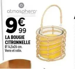 Centrakor La bougie citronnelle offre