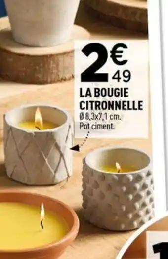 Centrakor La bougie citronnelle offre