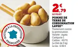 Bi1 Pomme de terre de consommation lavee offre