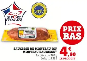 Bi1 Saucisse de morteau igp morteau saucisse offre