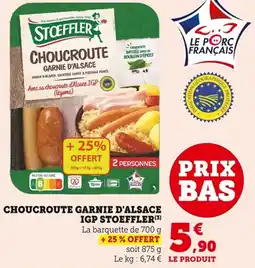 Bi1 Choucroute garnie d'alsace igp stoeffler offre