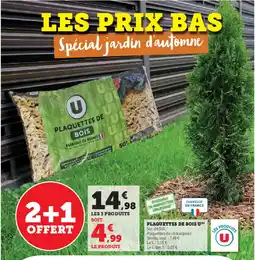 Hyper U Plaquettes de bois u offre