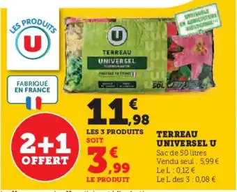 Hyper U Terreau universel u offre