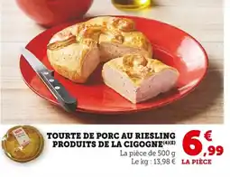 Bi1 Tourte de porc au riesling produits de la cigogne offre