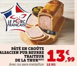 Bi1 Pâté en croûte alsacien pur beurre traiteur de la thur offre