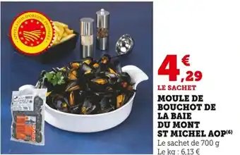 Bi1 Moule de bouchot de la baie du mont st michel aop offre
