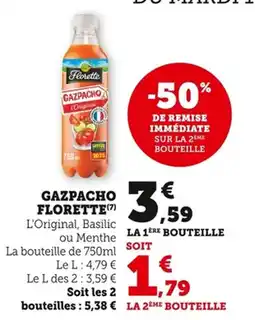 Bi1 Gazpacho florette offre
