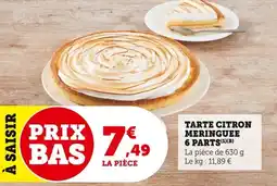 Bi1 Tarte citron meringuee 6 parts offre