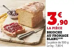 Bi1 Brioche au fromage blanc offre