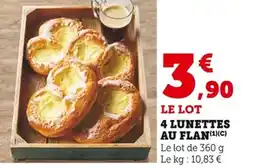 Bi1 4 LUNETTES AU FLAN offre