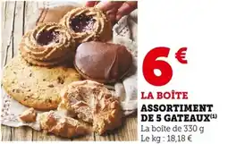 Bi1 Assortiment de 5 gateaux offre