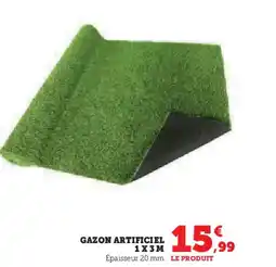 Hyper U Gazon artificiel offre