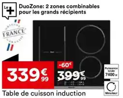 BUT Table de cuisson induction offre