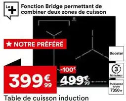 BUT Table de cuisson induction offre