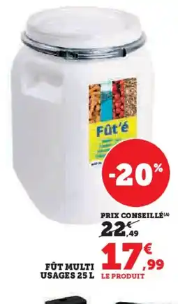 Hyper U Fût multi offre
