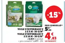 Hyper U Voile d'hivernage u offre