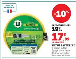 Hyper U Tuyau batterie u offre