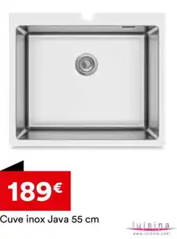 BUT Cuve inox Java offre