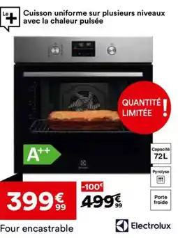 BUT Four encastrable 72 L offre