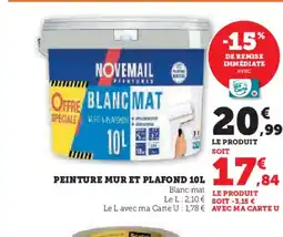 Hyper U Peinture mur et plafond offre