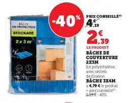 Hyper U Bâche de couverture offre