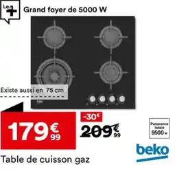 BUT Table de cuisson gaz offre