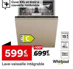 BUT Lave-vaisselle intégrable offre