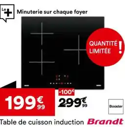 BUT Table de cuisson induction offre