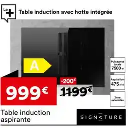 BUT Table induction aspirante offre