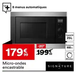 BUT Micro-ondes encastrable offre