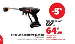 Hyper U Pistolet a pression sans fil offre