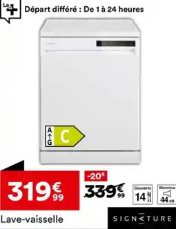 BUT SIGNATURE Lave-vaisselle offre
