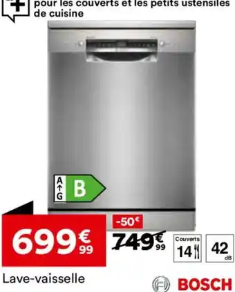 BUT BOSCH Lave-vaisselle offre