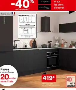 BUT Cuisine anna Implantation type "|" offre